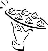 Passed Appetizers Clipart