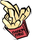 Fast Food Fries Clipart