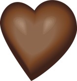 Chocolate Heart Clip Art