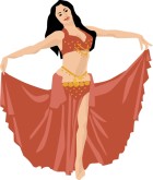 Belly Dancer Clipart