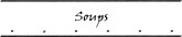 Soups Header with Dots and Bars