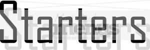 Starters Serif Drop Shadow