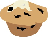 Chocolate Chip Muffin Clipart