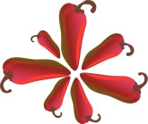 Red Chilis Clipart