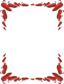 Red Spicy Chilis Frame