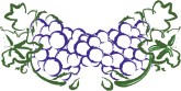 Purple Grapes Clip Art