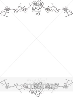 Wine Menu Border
