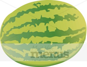 Whole Watermelon Clipart