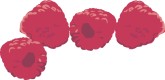 Raspberries Clipart