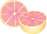 Ruby Grapefruit Clipart