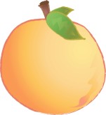 Fuzzy Peach Clipart