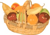 Fruit Basket Clipart