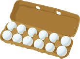 Carton of Eggs Clipart
