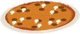 Thin Crust Pizza Clipart