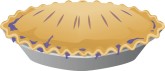Blueberry Pie Clipart