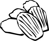 Madeleines Cookie Clipart