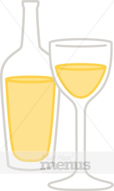 White Wine Clip Art