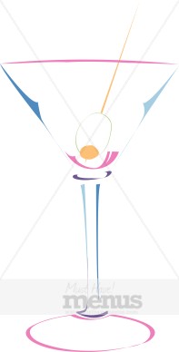Martini Glass Clip Art
