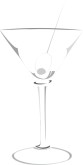 Martini Glass Clipart