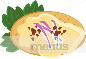 Plate of Appetizers Clipart