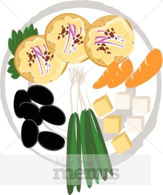Appetizer Tray Clipart