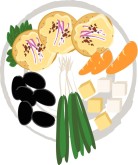 Appetizer Tray Clipart