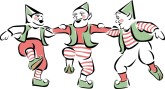Christmas Elves Clipart