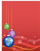 Christmas Ornaments Background