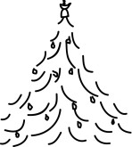 Christmas Tree Drawing Clipart