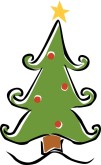 Snowy Christmas Tree Clipart