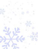 Snowflake Menu Background