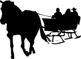 Horse Sleigh Clipart