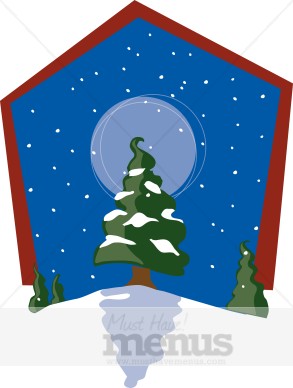 Winter Clipart for Menu