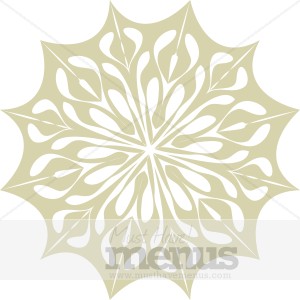 Snowflake Ornament Clipart
