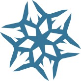 Blue Snowflake Clip Art