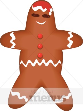 Christmas Gingerbread Cookie Clipart