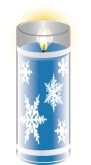 Christmas Candle Clipart