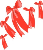 Christmas Bows Clipart