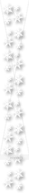 Drop Shadow Snowflake Menu Column