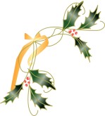 Holly with Ribbons