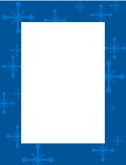 Blue Frame with Star Watermarks