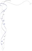 Purple and Silver Ribbon Menu Corner