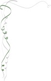 Green and Silver Ribbon Menu Corner