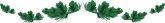 Christmas Pine Bough Menu Divider