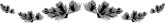 Grayscale Pine Bough Layout Separator