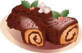 Yule Log Clipart