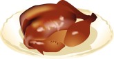 Turkey Platter Clipart