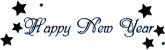 Happy New year with Stars