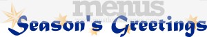 Season's Greetings Announcement on Gold Stars