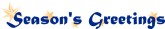 Season's Greetings Announcement on Gold Stars